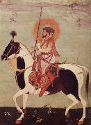 unknow artist Horseman likeness of the Shah Dschahan, leaf out of the Shah-Dschahan-album period of the Schan Dschahan oil painting picture wholesale